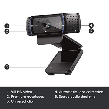 Logitech HD Pro Webcam C920 1080p Video Calling