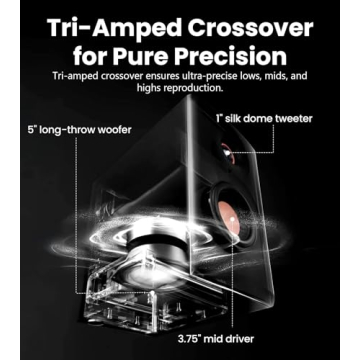 Edifier MR5 2.0 Active Studio Monitor Speakers - 110W RMS and Bluetooth