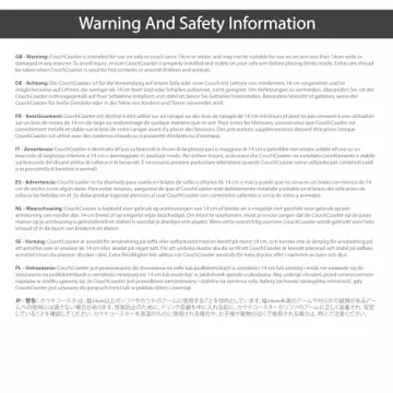 HIT PRODUCTS CouchCoaster - Original & Patented Armrest Couch Cup Holder, Mocha Brown - A Weighted, Silicone, Anti Slip Coaster Stops Spills On Your Sofa, Armchair Or Recliner & Keeps Drinks in Reach