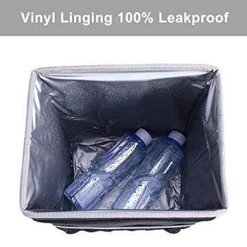 Yeefeoch Car Trash Can - Leak Proof & Portable Garbage Bin