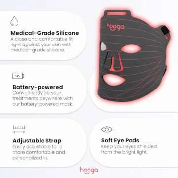 Hooga Red Light Therapy Mask for Skincare & Wellness