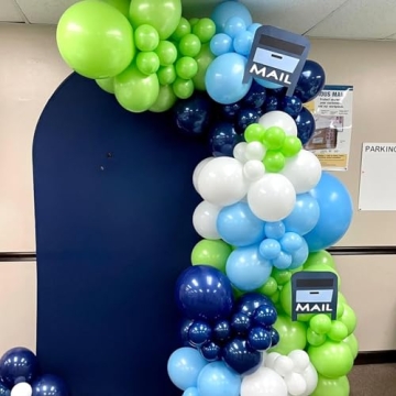 Enchanting Blue and Green Balloons for Celebrations