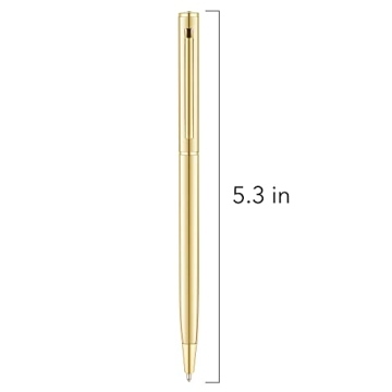 Unibene Gold Slim Ballpoint Pens - Chic and functional gifts!