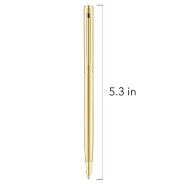 Unibene Gold Slim Ballpoint Pens - Chic and functional gifts!