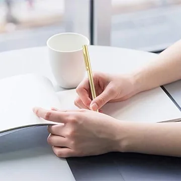 Unibene Gold Slim Ballpoint Pens - Chic and functional gifts!