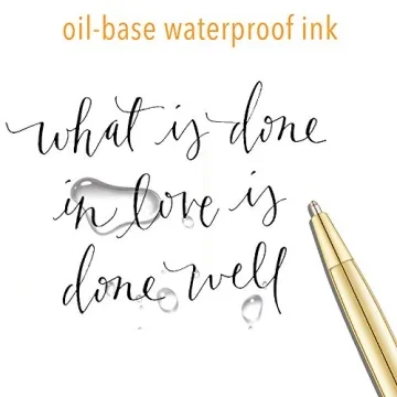 Unibene Gold Slim Ballpoint Pens - Chic and functional gifts!