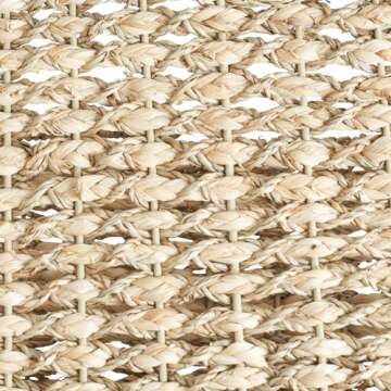 Household Essentials Wicker Stair Basket, Wicker Step Organizer with Handles, Use to Collect and Transport Items from Floor to Floor