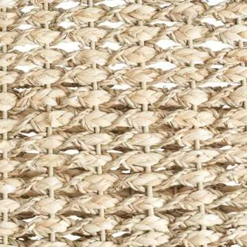 Household Essentials Wicker Stair Basket, Wicker Step Organizer with Handles, Use to Collect and Transport Items from Floor to Floor