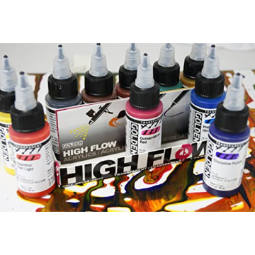 GOLDEN High Flow Transparent Colors Set, 10 Colors