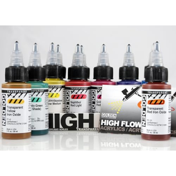 GOLDEN High Flow Transparent Colors Set, 10 Colors