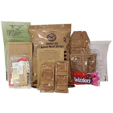 MREs (Meals Ready-to-Eat) Genuine U.S. Military Surplus - Assorted Flavors Pack Available