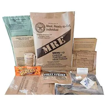 Genuine U.S. Military MREs - Assorted Flavors Pack