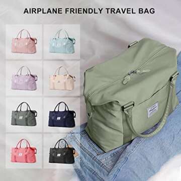 Sport Travel Duffle Bag for Women - Stylish Weekend Getaway Bag