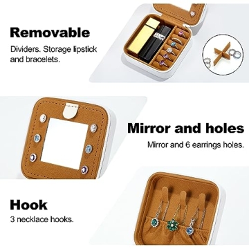 Parima Travel Jewelry Organizer - Personalized Gift for Her