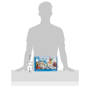 BRIO Builder 34587 136-Piece STEM Construction Set for Kids