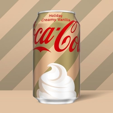 Coca-Cola Holiday Creamy Vanilla Fridge Pack Cans - 12 Pack, 12 fl oz
