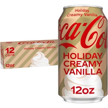 Coca-Cola Holiday Creamy Vanilla Soda 12 Pack