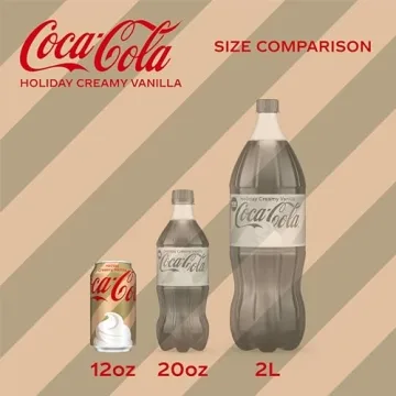 Coca-Cola Holiday Creamy Vanilla Soda 12 Pack
