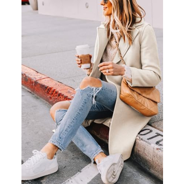 Yidarer Women's Mid-Long Wool Coat for Winter Elegance