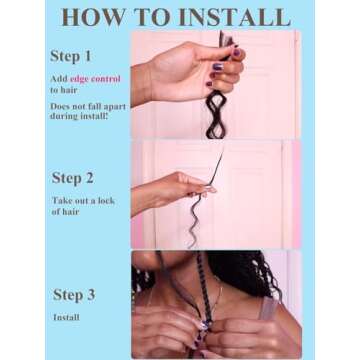 Braiding Hair Deep Water Wave 1 Bundle Bulk Human Hair for Braiding NO.701-15