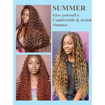 Braiding Hair Deep Water Wave 1 Bundle Bulk Human Hair for Braiding NO.701-15