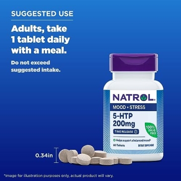 Natrol 5-HTP 200mg for Mood Support and Sleep