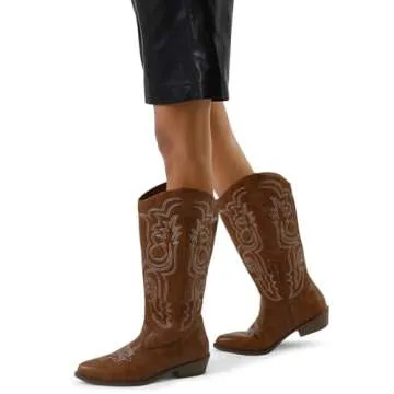 mysoft Women’s Embroidered Cowboy Boots for All Occasions