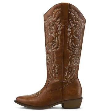 mysoft Women’s Embroidered Cowboy Boots for All Occasions
