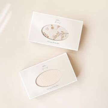 Konssy Muslin Crib Sheets - Soft & Breathable Baby Bedding