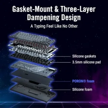 ASUS ROG Azoth 75 Wireless Custom Gaming Keyboard OLED