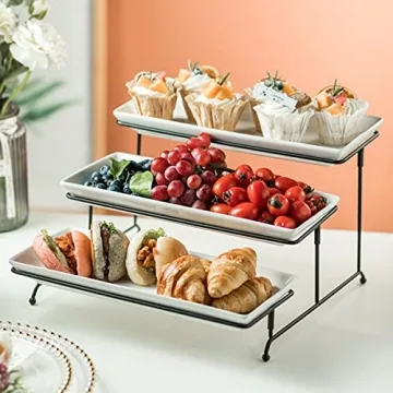 Gomakren 3 Tier Serving Stand for Elegant Parties