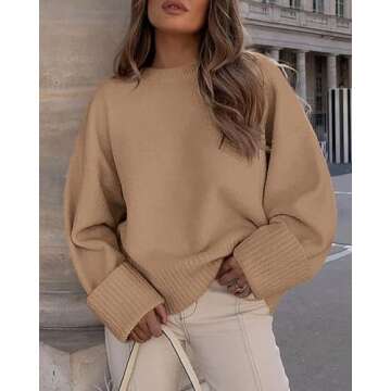 PRETTYGARDEN Women's Cozy Oversized Fuzzy Sweater