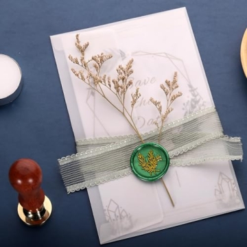 Rosemary Wax Seal Stamp for Elegant Invitations