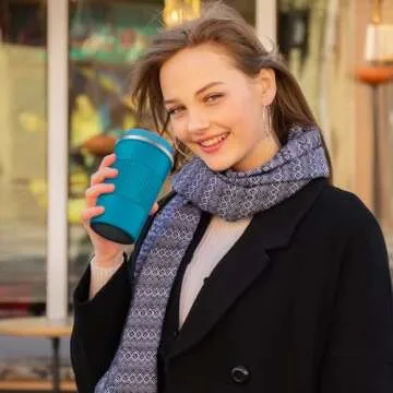 CS COSDDI 12oz Travel Mug - Spill Proof & Insulated