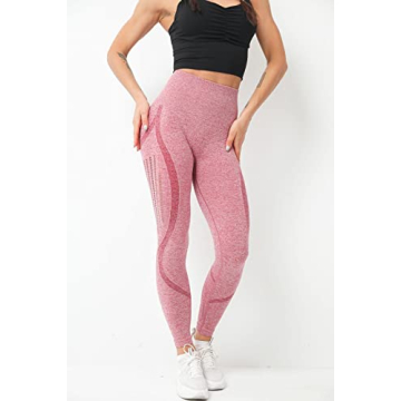 Redqenting High Waisted Seamless Leggings for Women