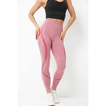 Redqenting High Waisted Seamless Leggings for Women