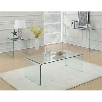 Coaster Furniture Sofa Table Clear 705329