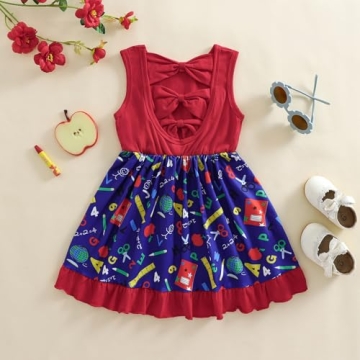 Guodeunh Toddler Girls Back to School Dress - Cute & Comfy
