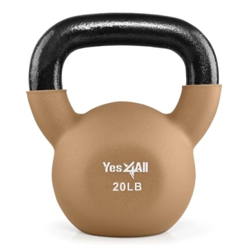Yes4All Neoprene Kettlebell Set for Home Gym Training