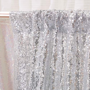 Poise3EHome 2Pcs Sequin Backdrop for Events & Photography