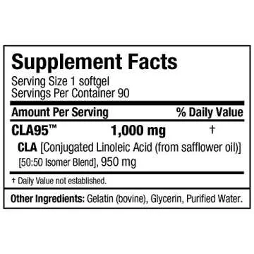 Allmax Nutrition - CLA (95% conjugated linoleic Acid) - 90 Softgels
