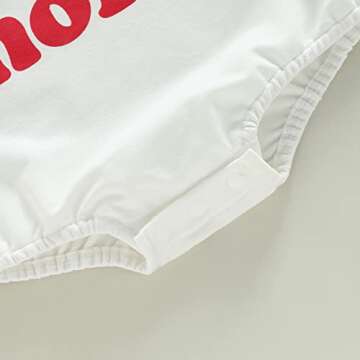 Amiblvowa Baby Oversized Crewneck Romper