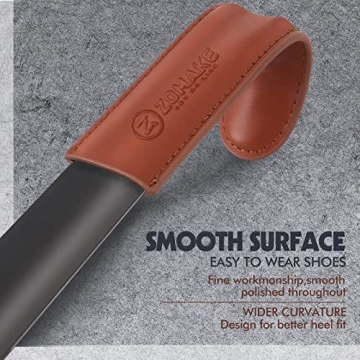 ZOMAKE Long Handle Shoe Horn for Easy Shoe Access