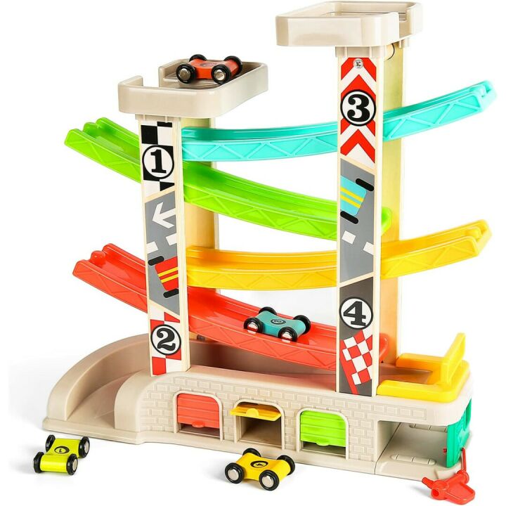 Car Ramp Toys for Toddlers Age 2-4 - TOP BRIGHT