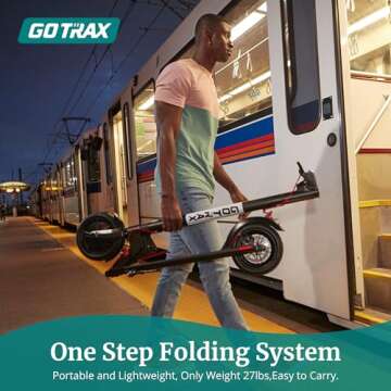 Gotrax GXL V2 Electric Scooter, 8.5" Solid Tire, Max 9 Mile and 15.5Mph Speed Power by 250W Motor, Lightweight 25.95lb, Cruise Control Aluminum Alloy Frame Foldable Commuting Escooter for Adults 13+
