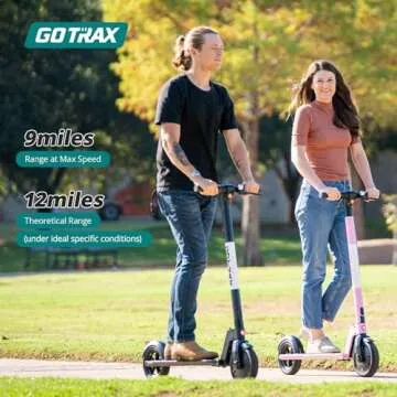 Gotrax GXL V2 Electric Scooter, 8.5" Solid Tire, Max 9 Mile and 15.5Mph Speed Power by 250W Motor, Lightweight 25.95lb, Cruise Control Aluminum Alloy Frame Foldable Commuting Escooter for Adults 13+