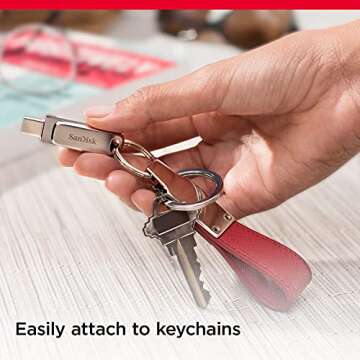 SanDisk 256GB Ultra Dual Drive Luxe USB Type-C - SDDDC4-256G-G46