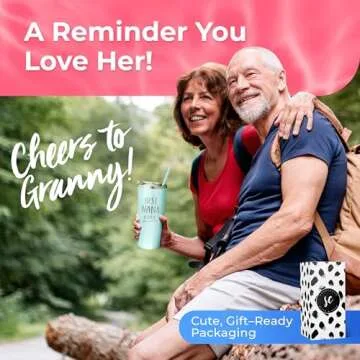 SassyCups Best Nana Ever Insulated Tumbler Cup with Straw and Lid - Grandparent Coffee Mug - World's...