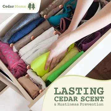 Cedar Hyde Cedar Blocks for Clothes Storage 40 Pieces
