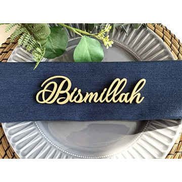 Elegant Custom Ramadan Place Cards, Personalized Eid Decor